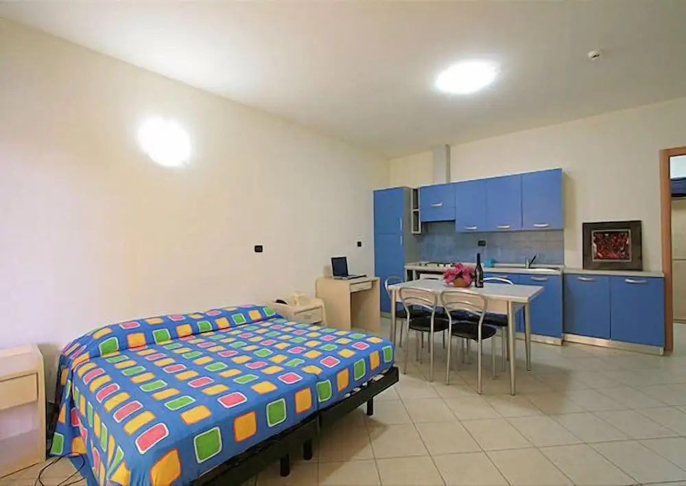 Studio with balcony
