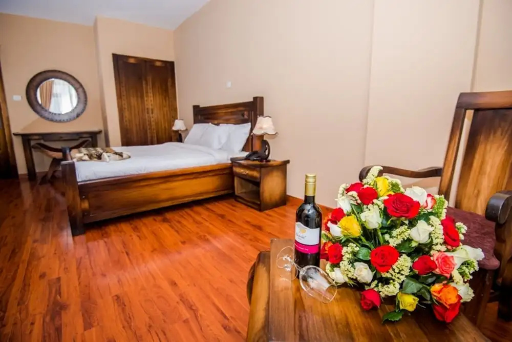 Standard Double room with balcony and with city view (full double bed)