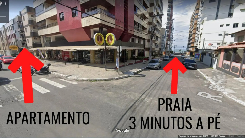 Lindo Apartamento 2 Qts - 3 minutos a pé da Praia do Morro - Com Suíte - Garagem coberta - Wi-Fi - Netflix- Acomoda 6 Pessoas