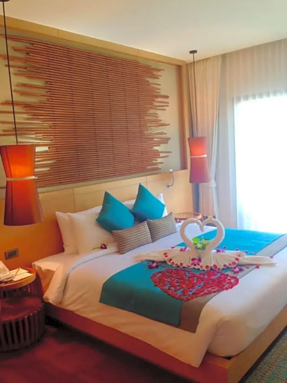 豪華四人房，配有雙人床