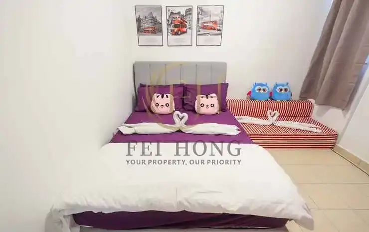 New Resort Feel Three Bedrooms (15 Pax) Homestay @ Seri Kembangan by Fei Hong