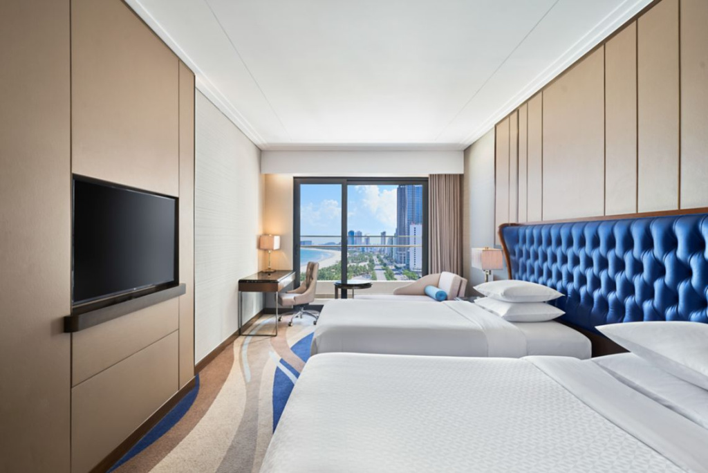 Deluxe High Floor Double room with partial ocean view (twin beds)