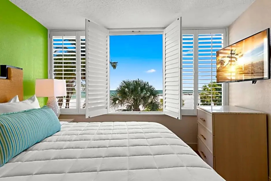 Room with partial ocean view