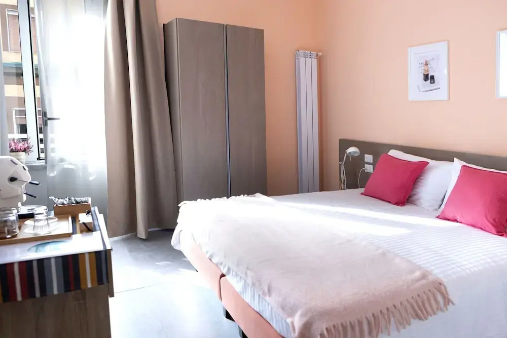 Standard Double room with balcony and with city view (full double bed)
