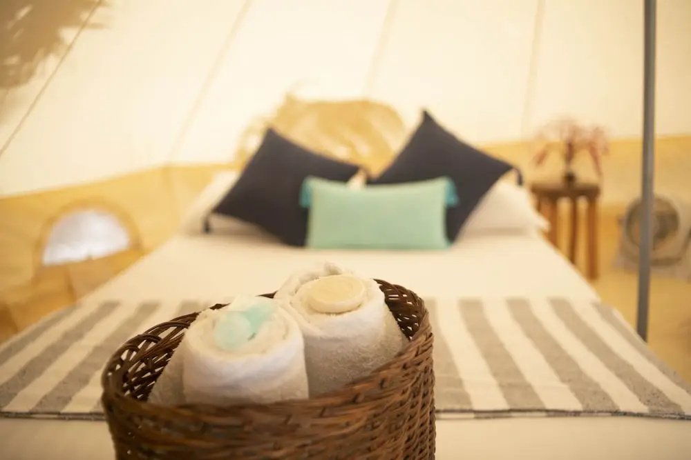 Family Tent beachfront