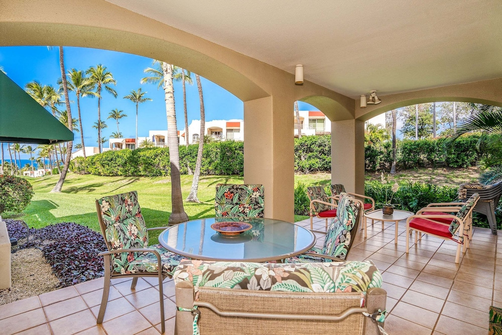 Palms at Wailea 101 - 2BR Garden View Condo w/ A/C in Bedrooms & Spacious Lanais