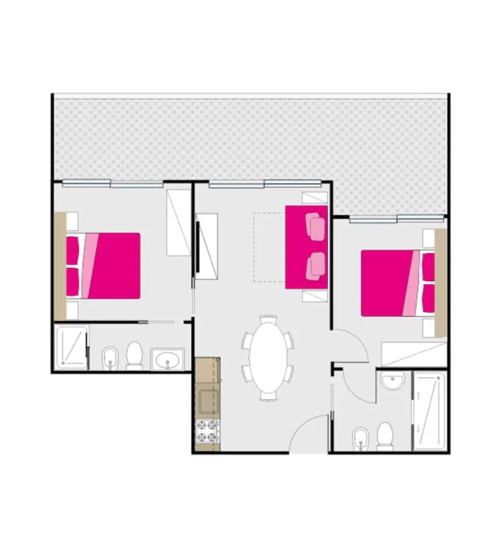 2 Bedrooms Prestige Apartment