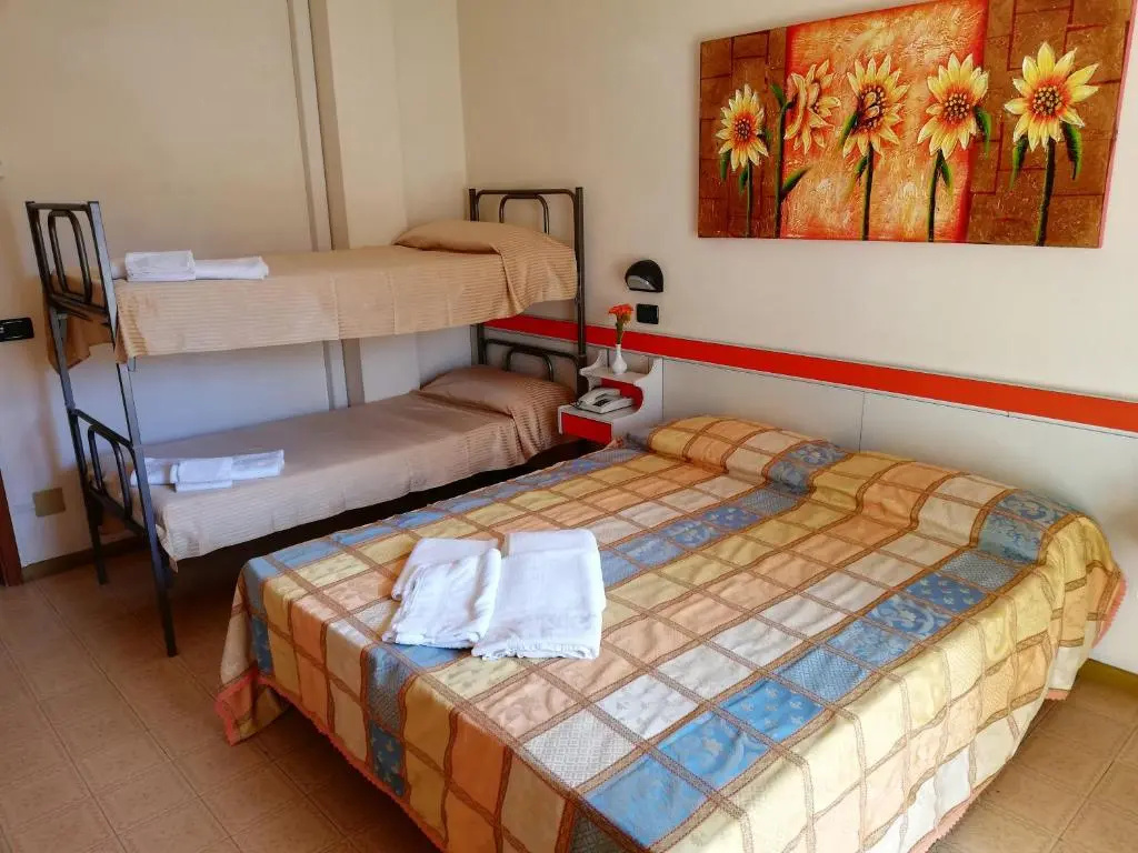 Standard Quadruple room with balcony