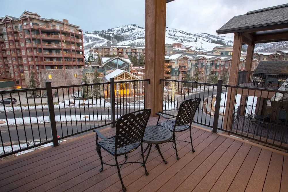 Canyons Village Location Oversized Deck Off by RedAwning - Save 20% on 7+ Nights!