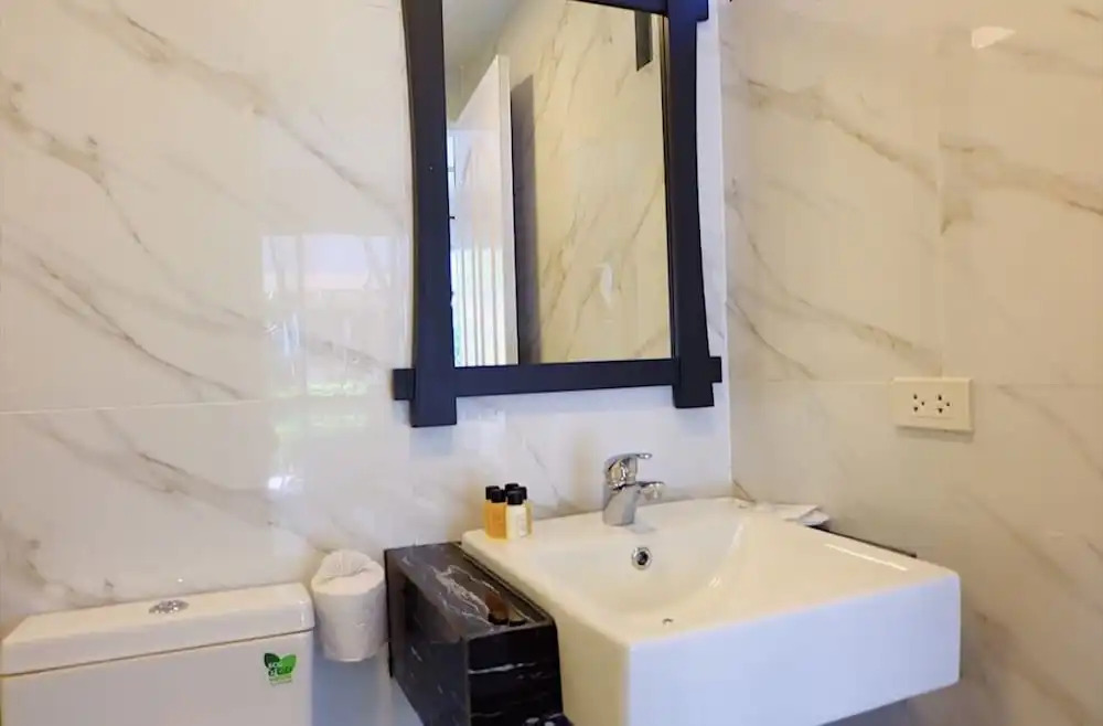 Двухместная вилла двуспальная кровать в Chez Nous Boutique Resort