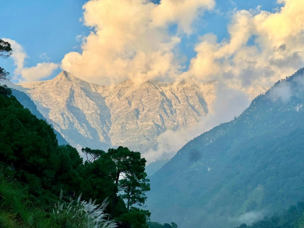 Mountain & River view by Snow Biscuit