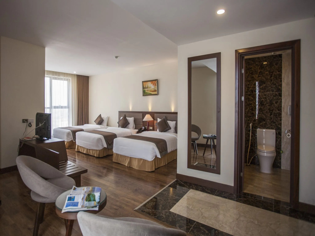 豪華三人房單人床