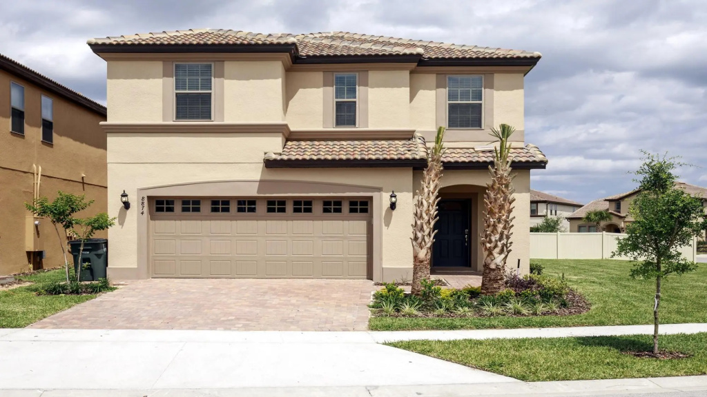 Modern 7BR Family Villa Close 2 Disney w Pool SPA