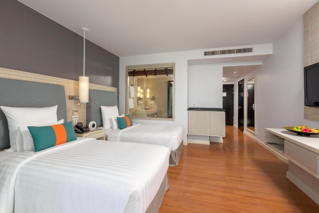 Двухместный номер Deluxe с видом на море 2 отдельные кровати в Pullman Phuket Panwa Beach Resort