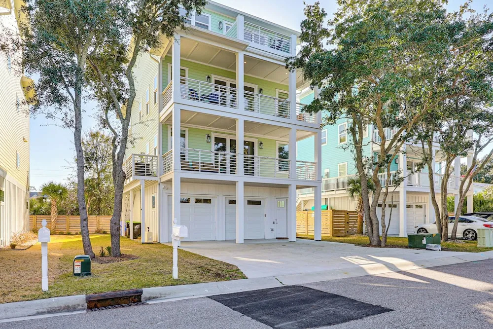 Walk to Water & Greenway! Luxe Carolina Beach Home