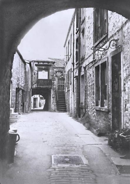 Recently restored house in 18th Century courtyard
