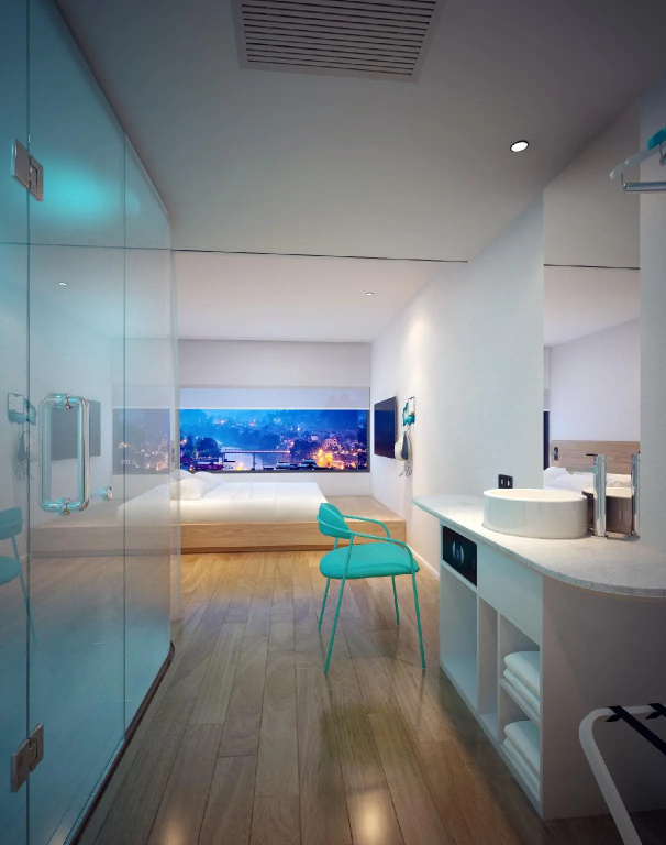 Deluxe Double room with city view (twin beds)
