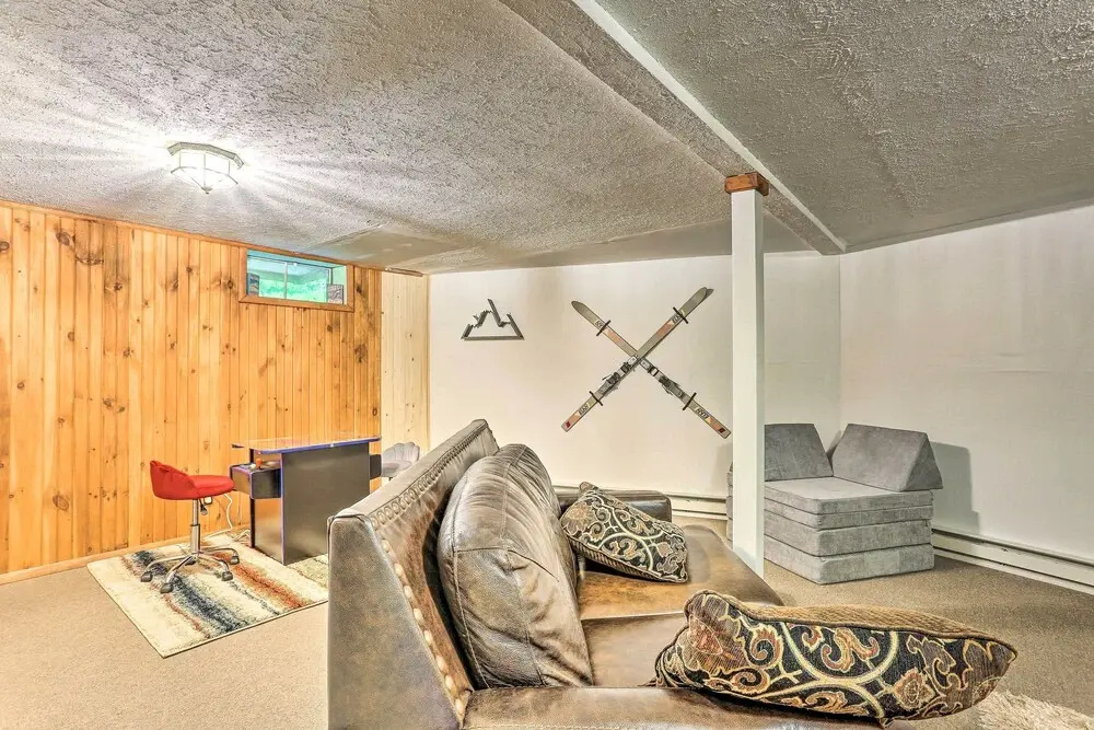 Walk to Lake & Beach: Pocono Cabin w/ Fire Pit