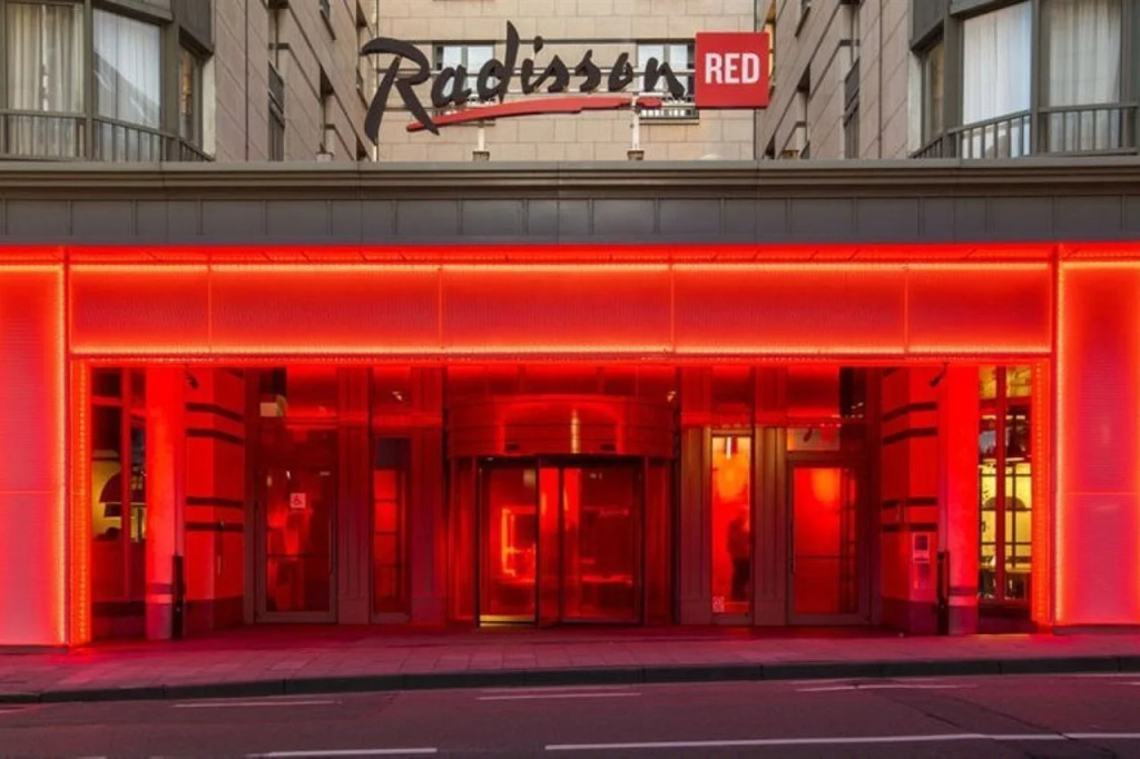 Radisson RED London Greenwich The O2 exterior
