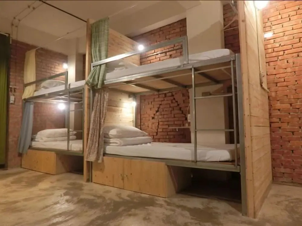 Bed in Dorm with balcony