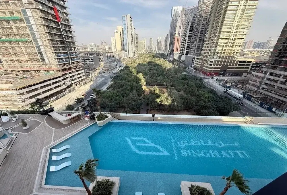 Designer 1BR with Private Pool in JVC