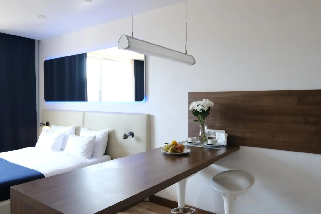Двухместные апартаменты c 1 комнатой (двуспальная кровать) в Comfort-Apart