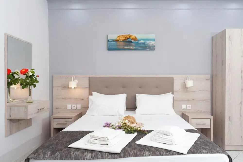 Standard Quadruple Family room with balcony and with mountain view