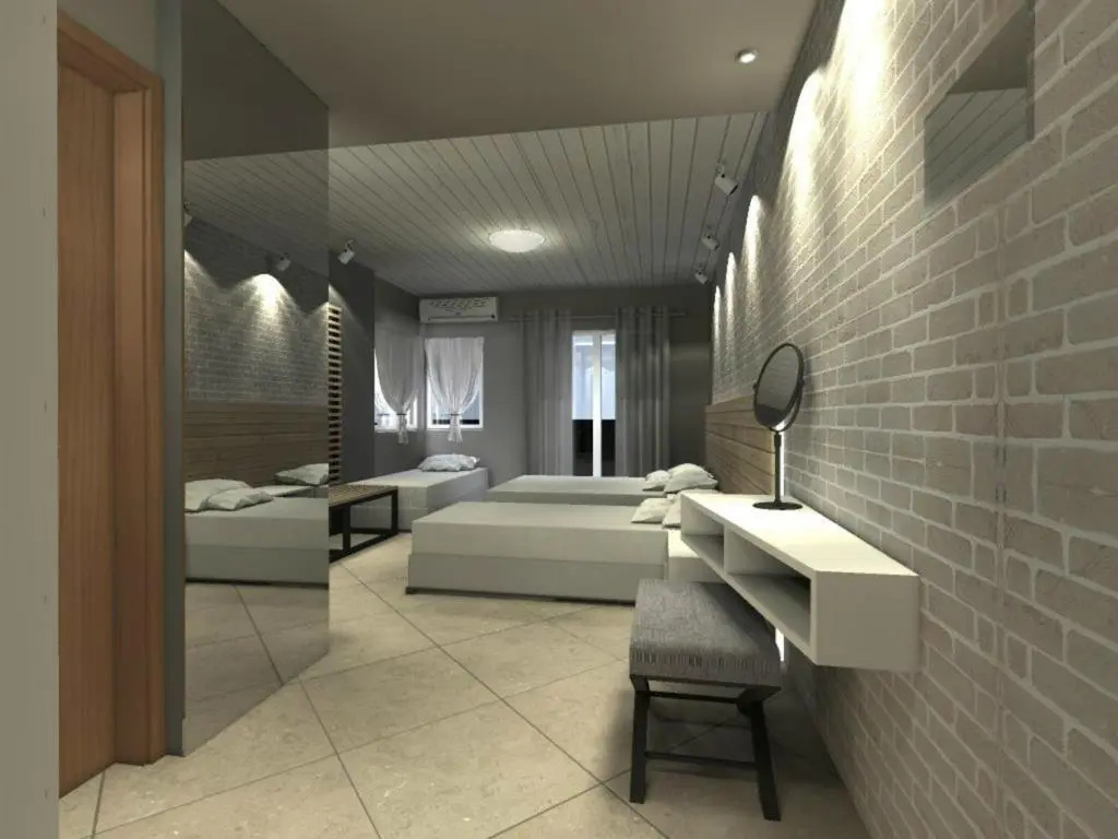 Basement Studio with garden view