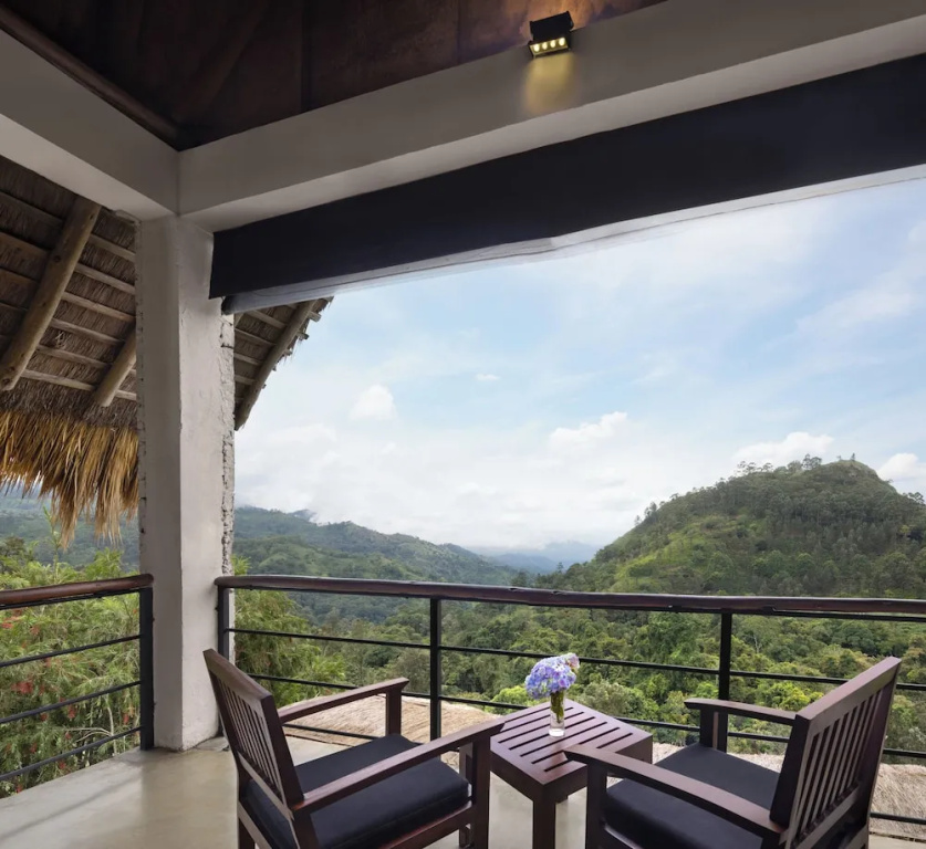 Deluxe Double room with balcony and with mountain view (full double bed)