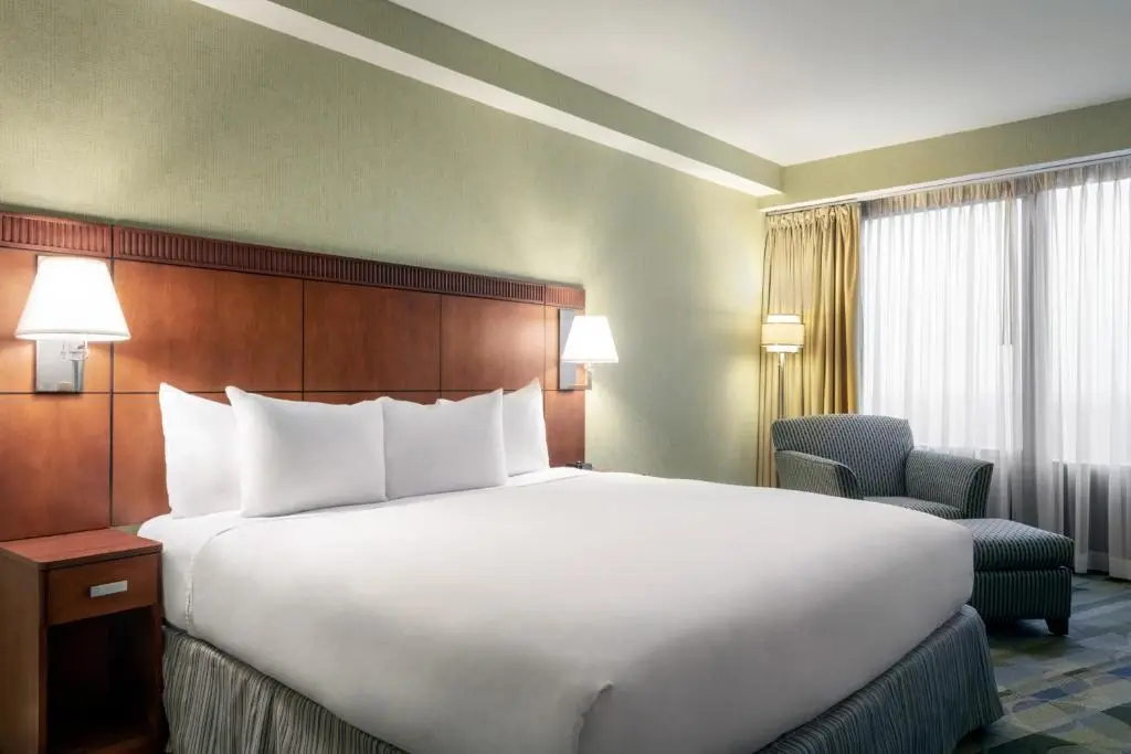 Presidential Double Suite full double bed