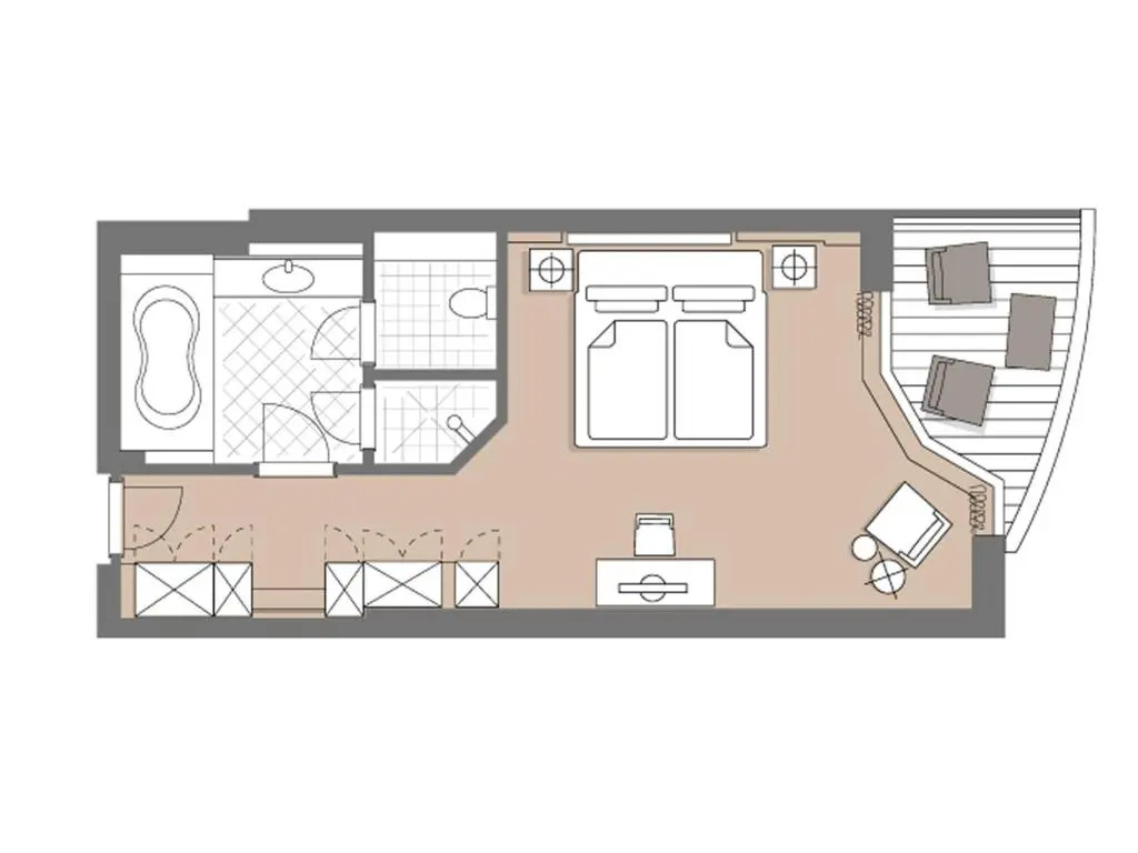 Standard Double room (full double bed)