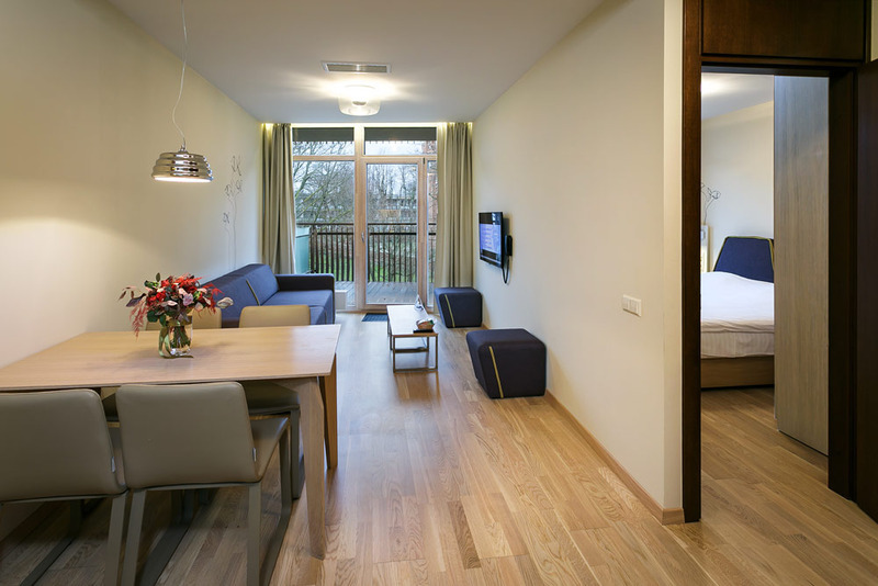 Двухместный номер Standard 2 отдельные кровати в Апарт-отель Amberton Green Паланга