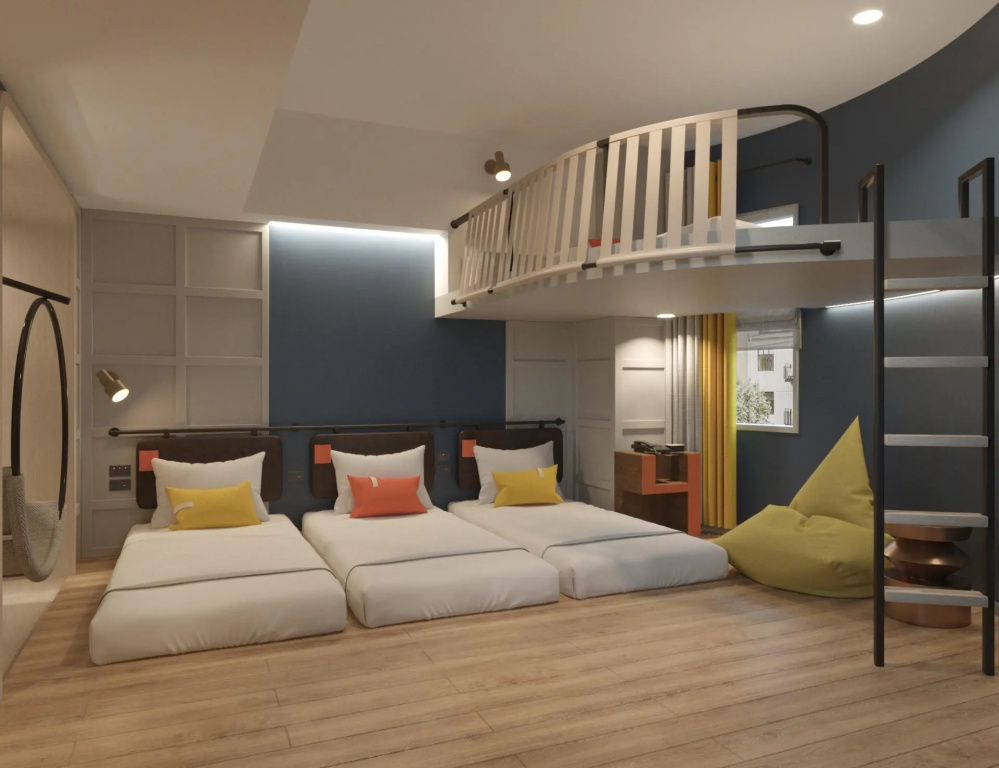 Standard Quadruple Family room
