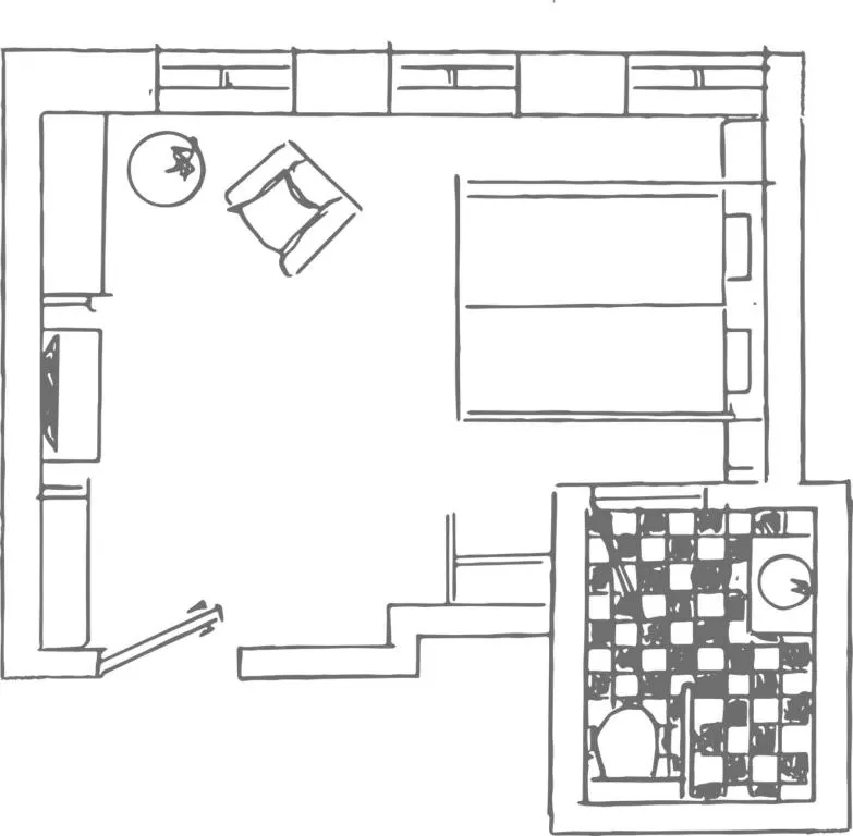 Standard Double room (full double bed)