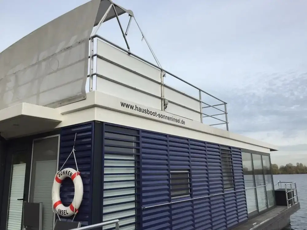 Hausboot am Xantener Nordsee