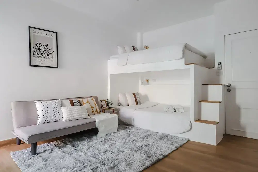 Deluxe Double room with balcony and with garden view (twin beds)