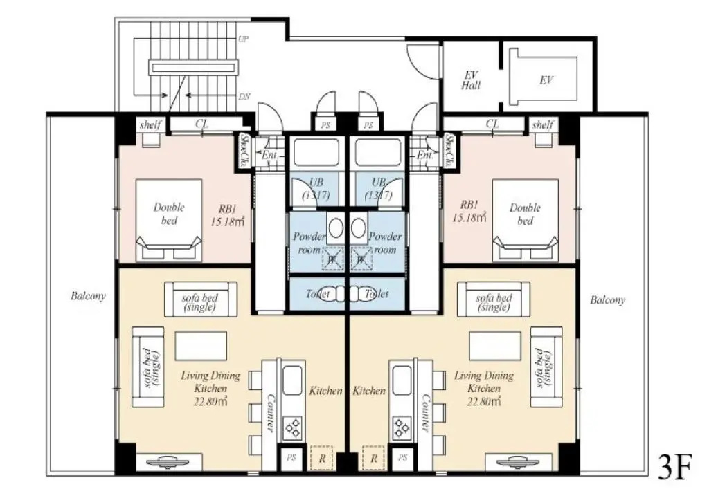 1 Bedroom Apartment
