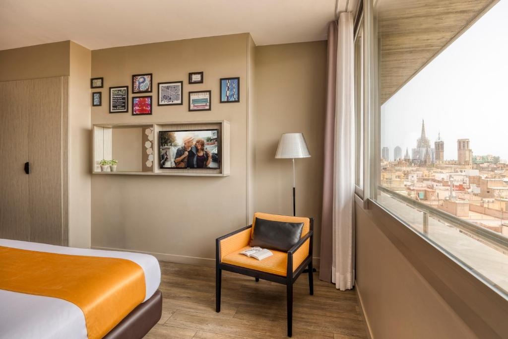 Citadines Ramblas Barcelona - Chambres