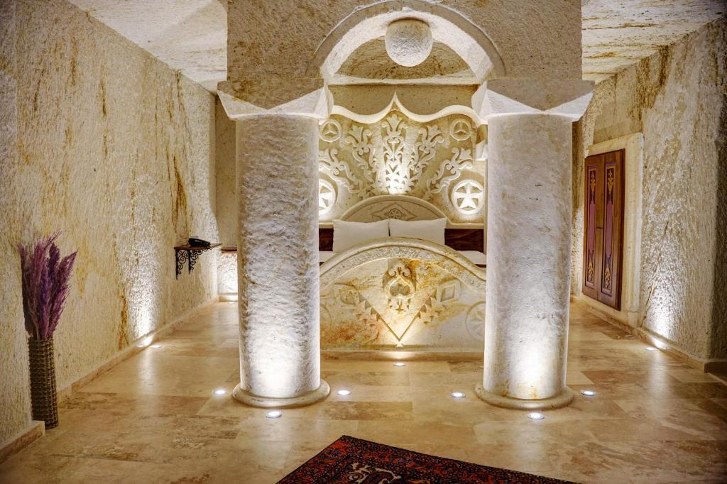 Двухместный люкс двуспальная кровать в Cappadocia Sweet Cave