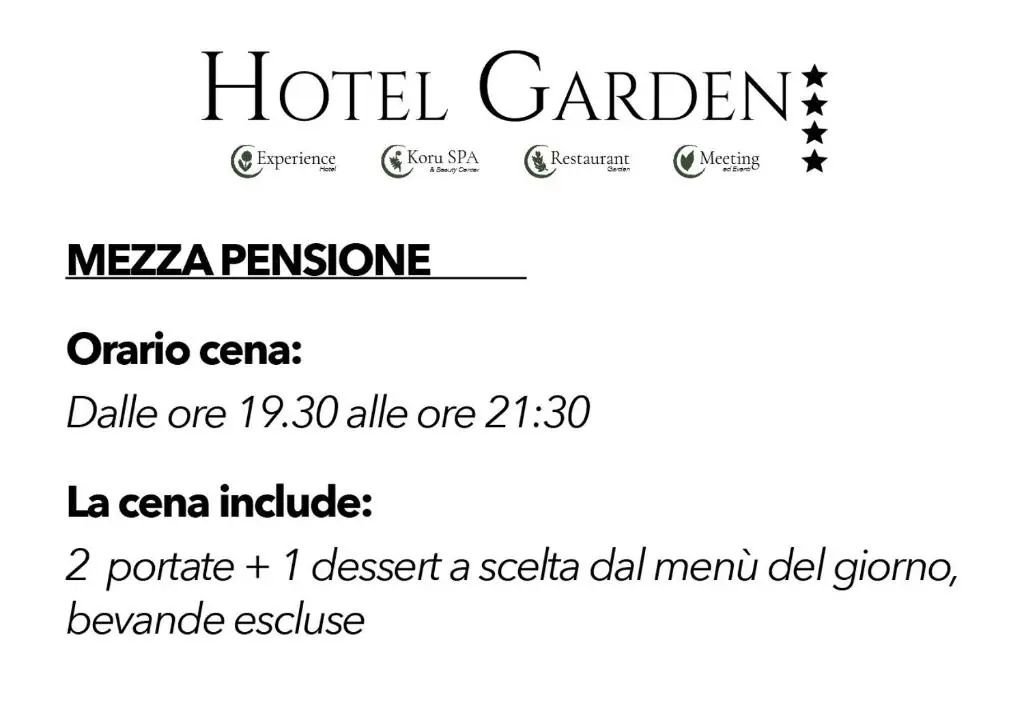 Hotel Garden Experience - Chambres