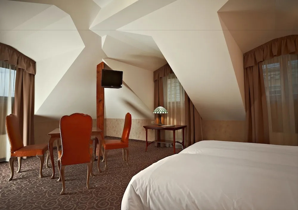 Семейный люкс односпальная кровать в Hotel Justus