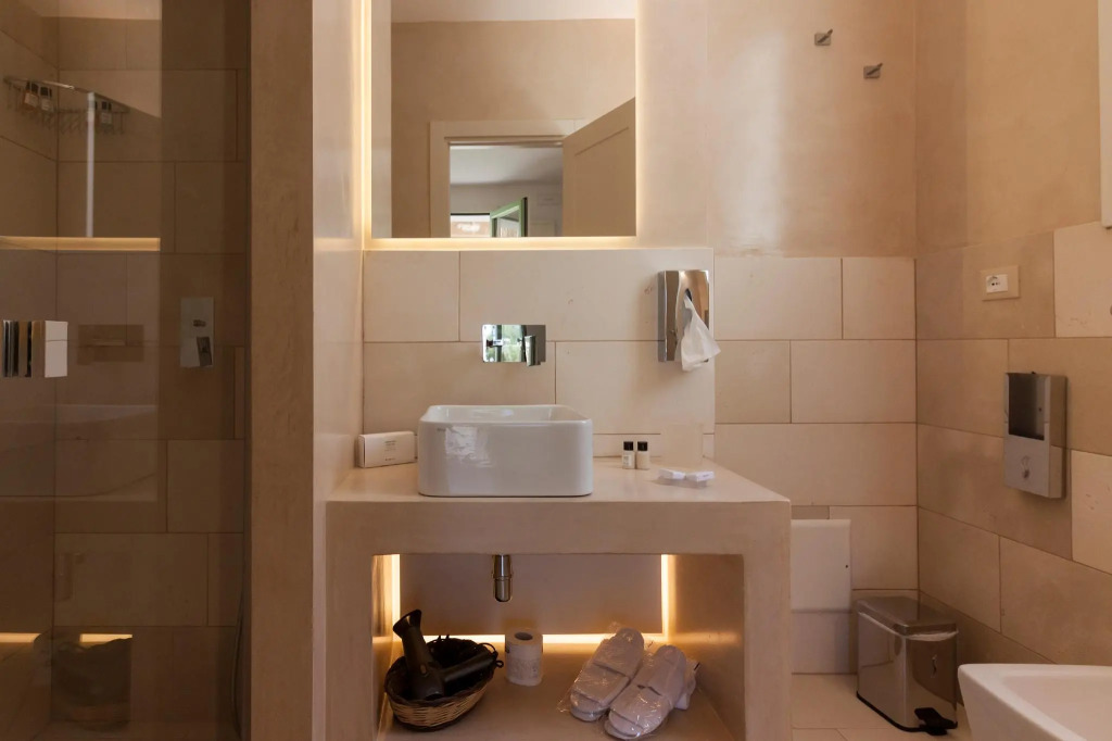 經典三人房，帶有花園景觀單人床