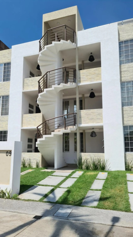 Departamento en condominio con alberca y área infantil