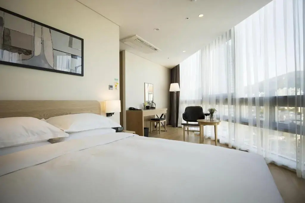 Deluxe Double room with city view (full double bed)
