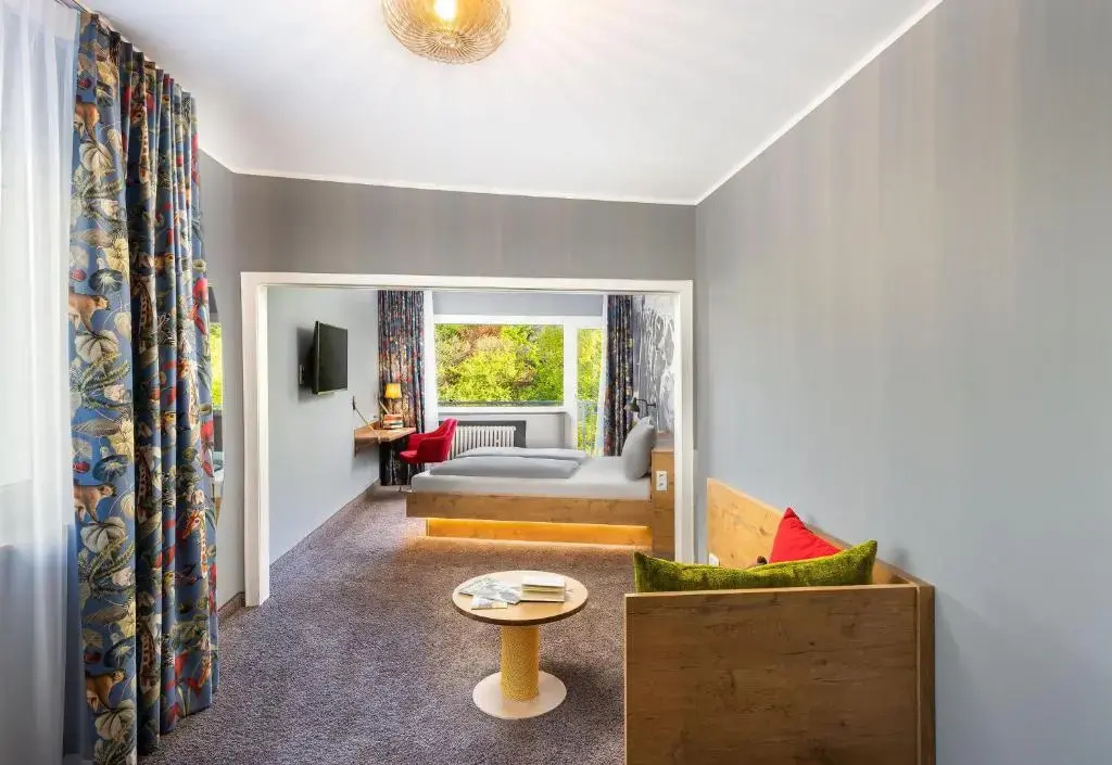 Comfort room with balcony