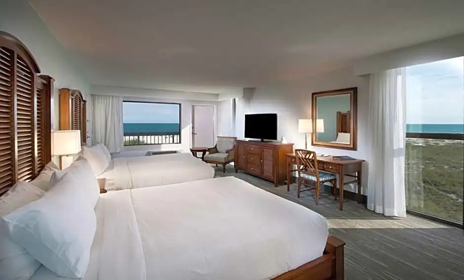 豪華四人房，配有雙人床