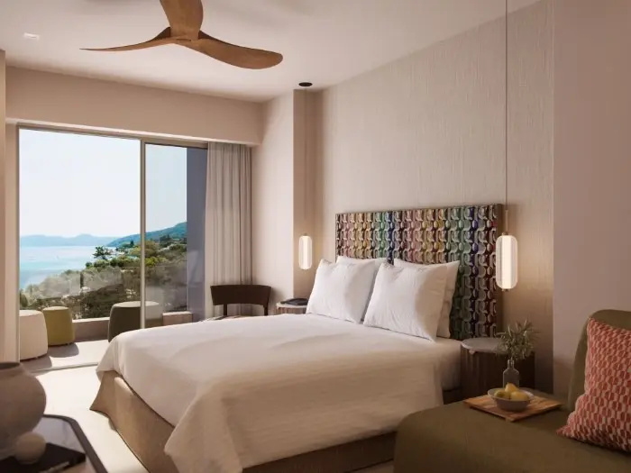 Deluxe Double room with balcony and with sea view (full double bed)