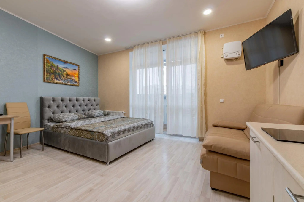 Студия c 1 комнатой с балконом в DreamHouse