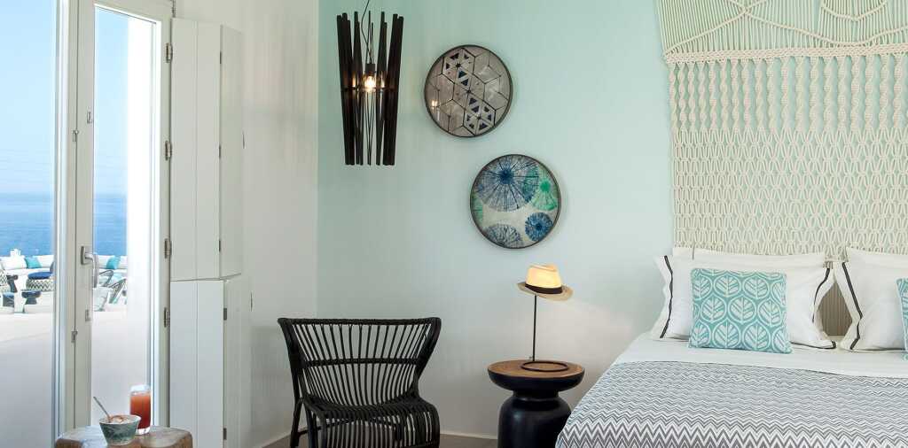 海景套房，四人房，帶有兩張雙人床