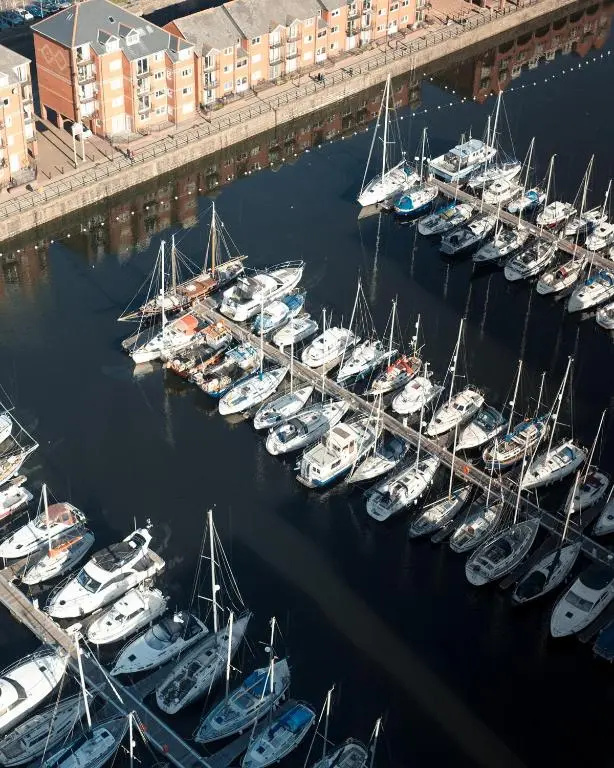 Beach on the doorstep Meridian Tower Marina Swansea